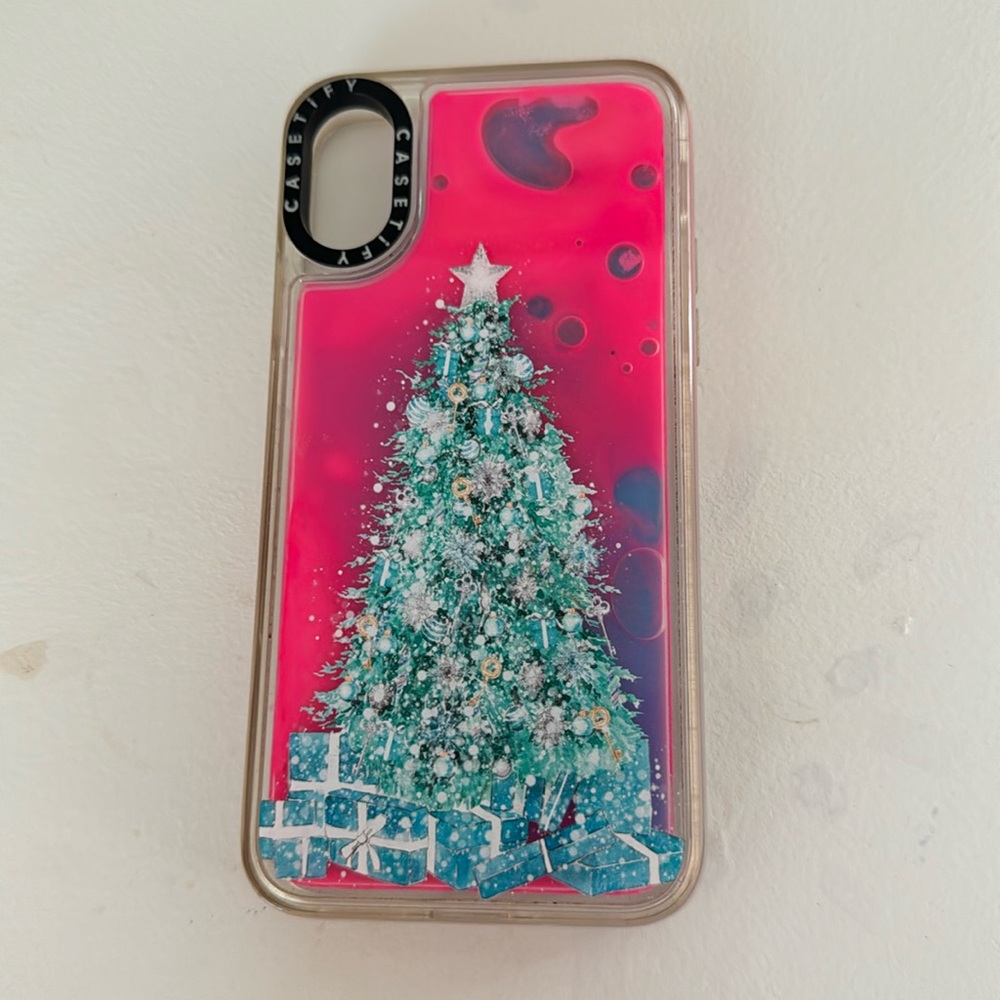 iphone X casetify christmas case